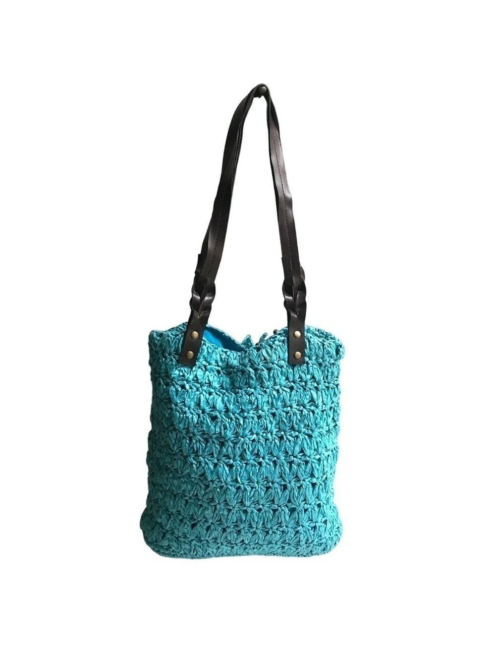 Naturalizer Woven Paper & Wooden Bead Shoulder Bag - Picture 12 of 14